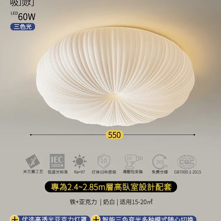 plafonnier led citrouille nordique pour chambre enfant lumière intelligente