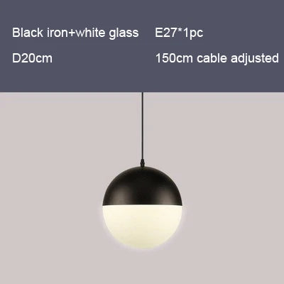 Suspension nordique en verre à motif carreaux pour décoration moderne — LZ4X9M