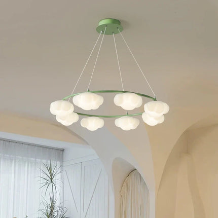 Lustre en forme de nuage avec télécommande pour enfants — LZ4D9X