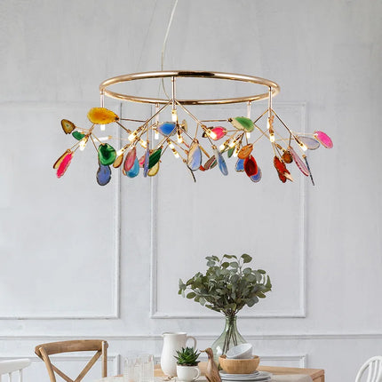 Lustre créatif en agate style postmoderne élégant — LZ4X9T2