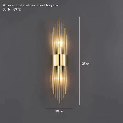 Applique murale moderne en verre pour mur TV — LZ4X9P2