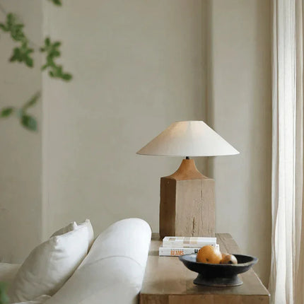 Lampe de chevet zen design japonais wabi-sabi rétro luxe — LZ4QJ7M