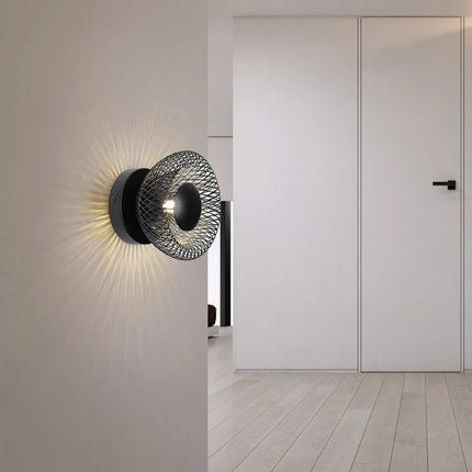 Applique murale en fer design corne italienne avec éclairage LED — LZ4P9XQ