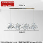 4 Lights Chrome 1 / Warm Light