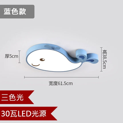 Plafonnier LED créatif forme baleine pour chambre d’enfant — LZ4X9Q