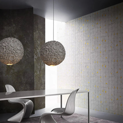 Lustre LED suspension nordique créatif style wabi sabi pour café — LZ4X9T2