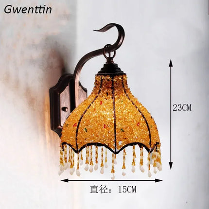 Applique murale bohème rétro pour ambiance cosy — LZ4X9T