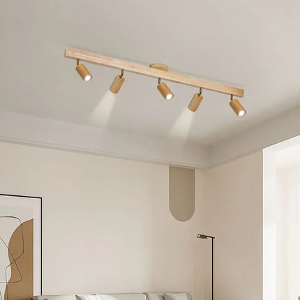 Spot rotatif en bois style nordique pour vestiaire — LZ4QJ7M