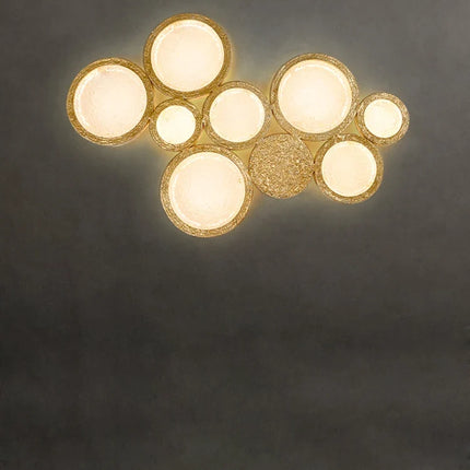 Applique murale LED en cuivre avec miroir décoratif magique — LZ4M9XQ