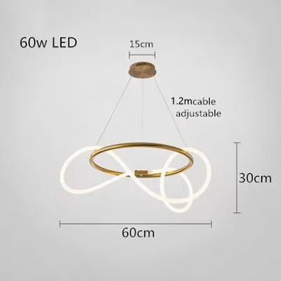 Lustre LED moderne à tuyau long minimaliste pour bar — LZ4P9XJ