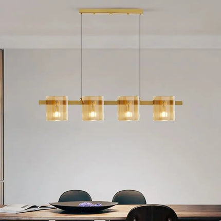Lustre suspension minimaliste en verre pour éclairage moderne — LZ4X9P