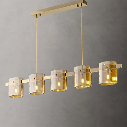 Lustre LED postmoderne en cristal pour intérieur élégant — LZ4X9J2