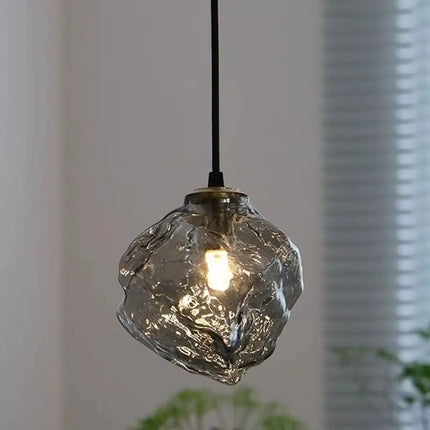 Lustre en verre fumé pour cuisine et bar, éclairage moderne — LZ4X9Q2