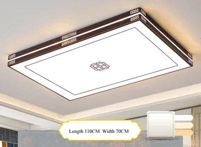 Lustre rectangulaire LED pour éclairage intérieur moderne — LZ4X9T2