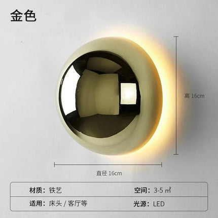 Applique murale LED nordique pour éclairage nocturne décoratif — LZ7FQ2