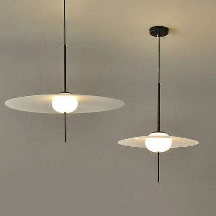 Suspension soucoupe volante design nordique pour café et bar — LZ4X9T2
