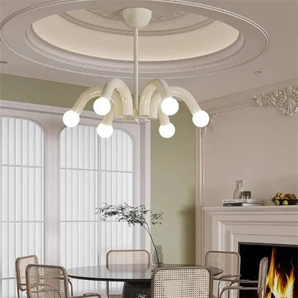 Lustre LED nordique style art déco pour décoration élégante — LZ7XQ2