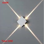 4x6W / Blanc chaud (2700-3500K)