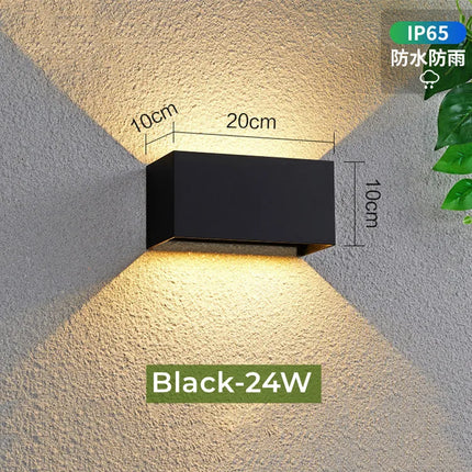Applique murale LED RGB étanche avec capteur de mouvement compatible Tuya — LZ4P9XQ
