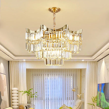 Lustre en cristal pour éclairage luxueux et moderne — LZ4P9XQ