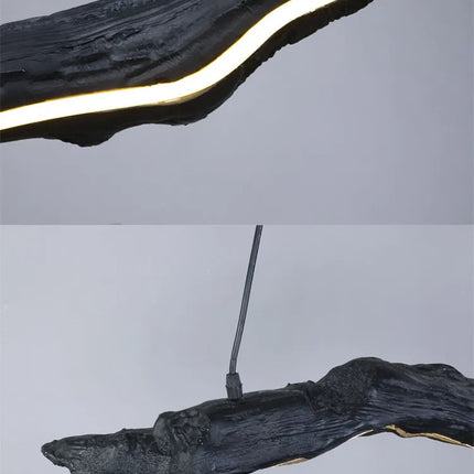 Lustre LED suspension style wabi-sabi nordique pour café et restaurant — LZ4X9T