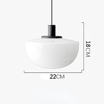 Suspension minimaliste en verre pour étude et chevet — LZ4X9T