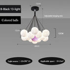 B-Noir 13light 12cm / Lumière blanche
