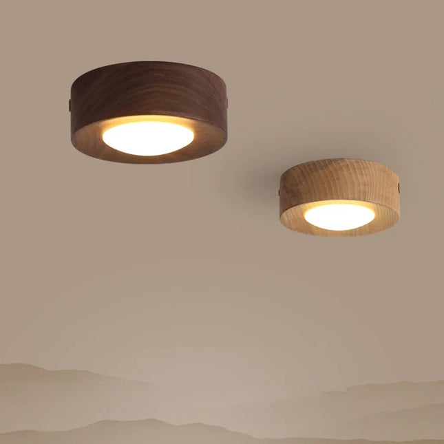 Plafonnier LED en noyer et frêne pour décoration intérieure — LZ4X9T