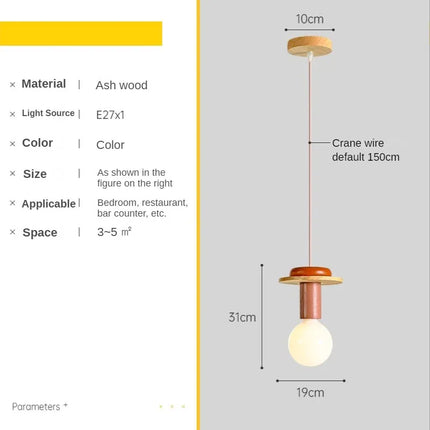 Suspension LED colorée aux formes géométriques — LZ4X9T2