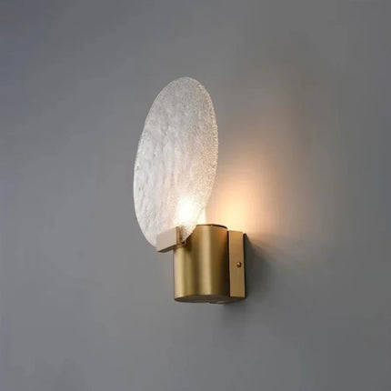 Applique murale en cuivre et verre au design minimaliste — LZ4X9P2