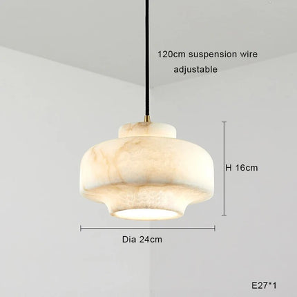 Suspension LED minimaliste en marbre — LZ4X9T1
