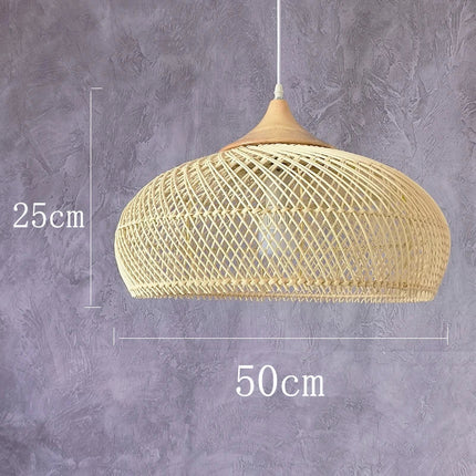Suspension rotin vintage d’Asie du Sud-Est pour salle à manger et restaurant — LZ4X9P