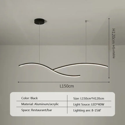 suspension acrylique hyperbolique design moderne décorative