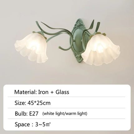 Lustre suspension à fleurs style médiéval nordique pour intérieur élégant — LZ4P9XQ