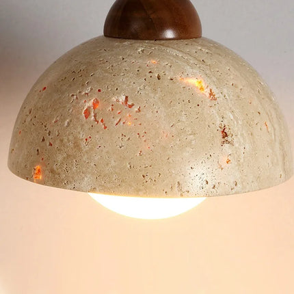 Lustre suspension en bois avec éclairage LED intégré — LZ4P9XJ