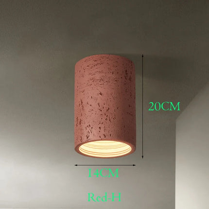 Spot Wabi-sabi résine LED nordique salon couloir pour la maison salon cuisine Downlight décoration
