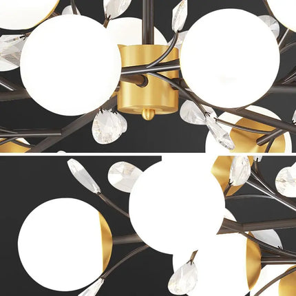 Lustre LED en cristal style nordique pour décoration intérieure — LZ4X9T