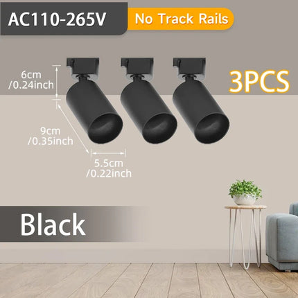 Spot LED sur rail pour éclairage intérieur et décoration — LZ4P7X