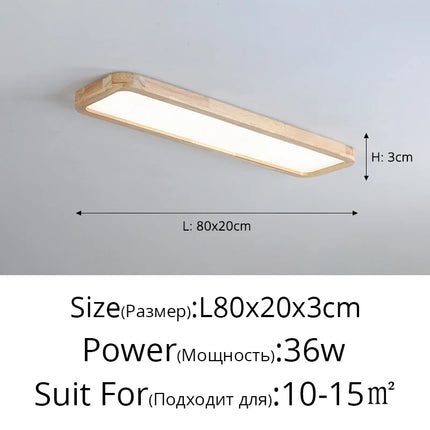 Plafonnier LED ultra-mince style nordique polyvalent — LZ4X9QJ