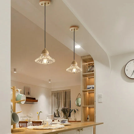 Suspension LED en verre au design nordique décoratif — LZ4P9XQ