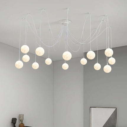 Lustre suspension multi-lumières style nordique pour commerces — LZ4T9XQ