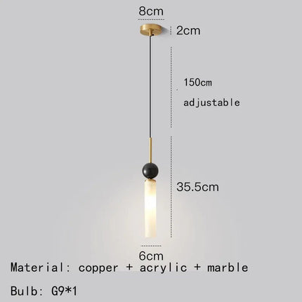 Applique murale sphère en marbre naturel — LZ4X9T2