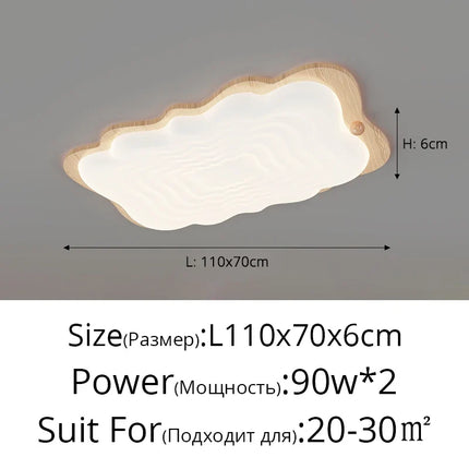 plafonnier à spectre complet moderne protection des yeux