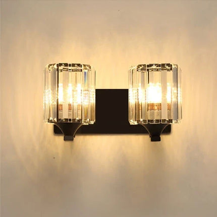 Applique murale art déco en cristal taille diamant brillante — LZ4X9Q