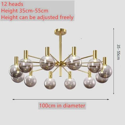 Suspension LED vintage moderne pour cuisine et salon — LZ4X9T2