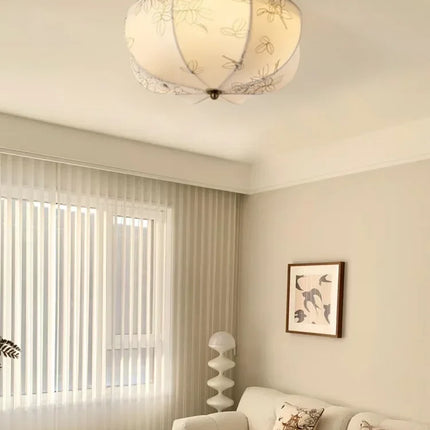 Lustre suspension moderne nordique en tissu pour intérieur élégant — LZ4P9XQ