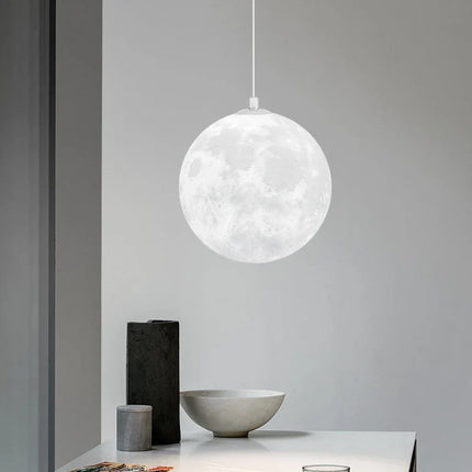 Lustre suspension nordique 3D imprimé lune pour enfants personnalisé — LZQ7D2