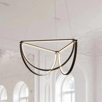 Lustre LED minimaliste à intensité variable pour éclairage intérieur — LZ4P9XJ