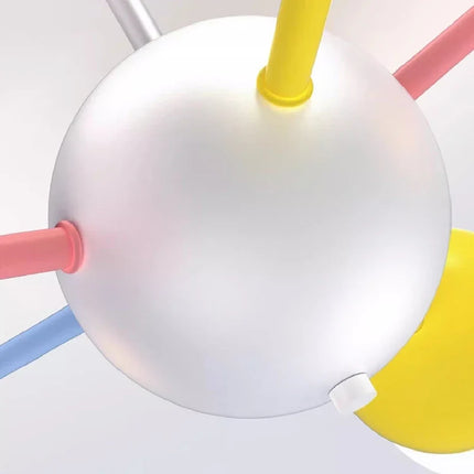 Plafonnier LED Happy Planet ludique pour chambre d'enfant — LZ4X9T2