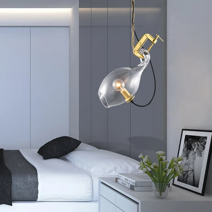 Lustre suspension en verre au design postmoderne créatif — LZ4X9QJ2